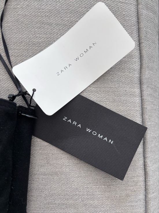 Zara Strapless Peplum Sweetheart Corset Bustier Top in Black Medium NWT - Picture 4 of 5